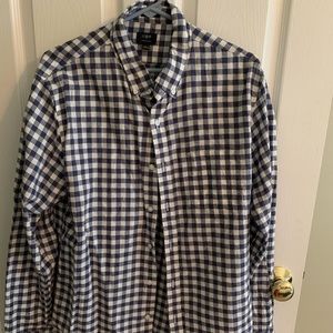 JCrew plaid button down shirt